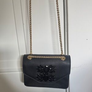 Elegant Black Chain Shoulder Bag